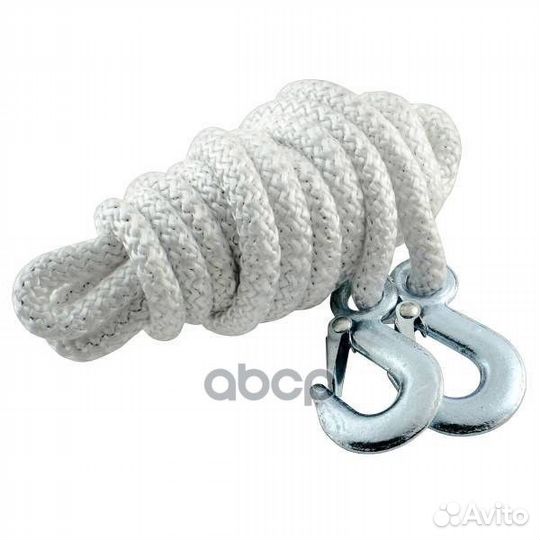 Трос веревочный 5т 4м 2 крюка skyway в пакете