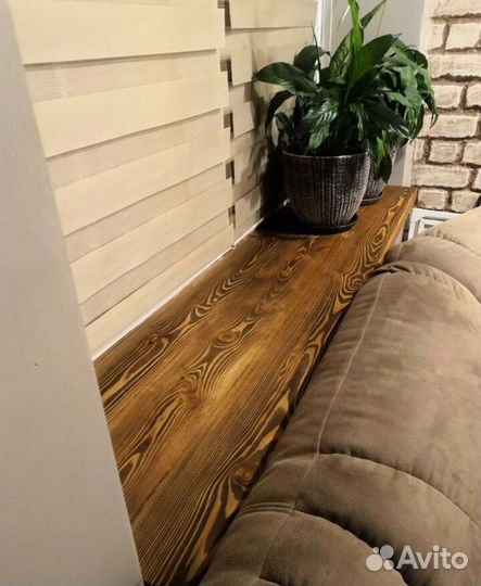 Подоконник из дерева