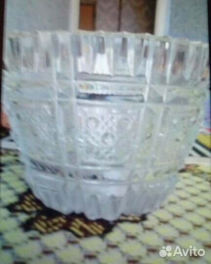 Салатник хрустальный