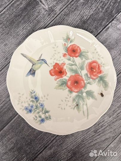 См. проф. Тарелка Butterfly Meadow Lenox