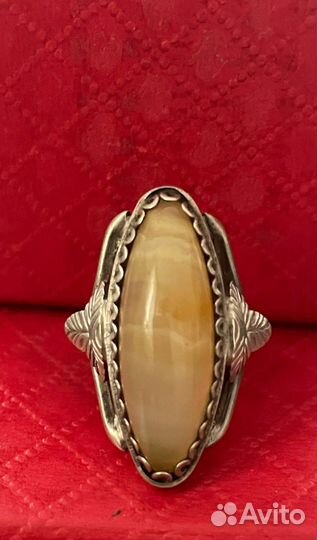 Серебряное кольцо СССР 875 проба