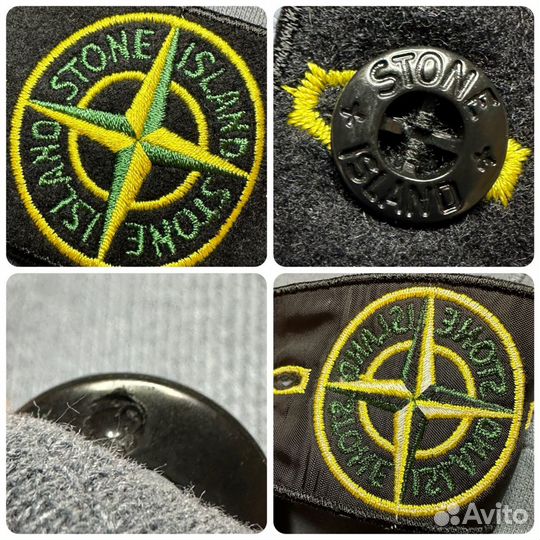 Свитшот серый Stone Island 63020 V0046