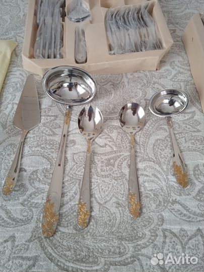 72 предмета. Набор столовых приборов bonmann