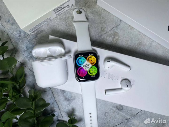 Комплект AirPods 2 + Apple Watch 9