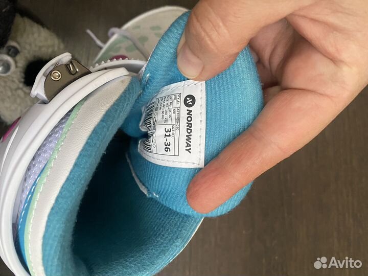 Коньки раздвижные 31-36р Nordway