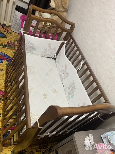 Детская кровать от 0 до 3 лет + матрас