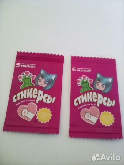 Стикерсы магнит Новые в упаковке