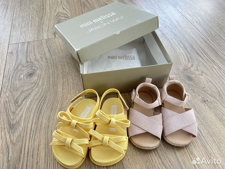 Босоножки mini melissa для девочки новые 21 размер