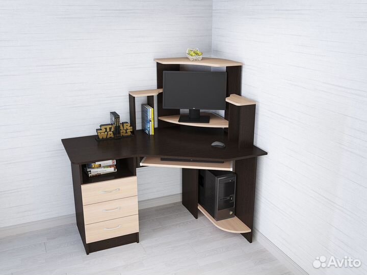 Стол компьютерный Грета 7 Венге