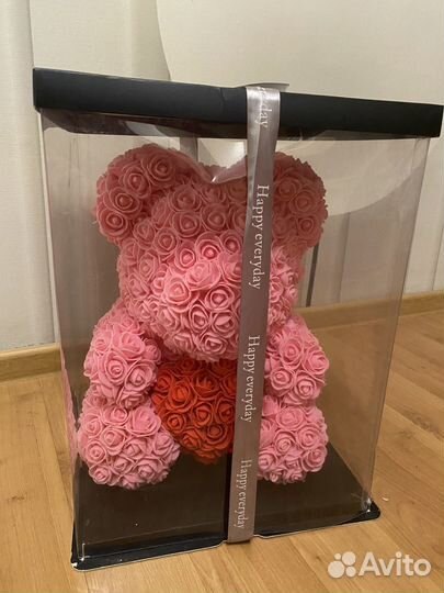 Мишка из роз