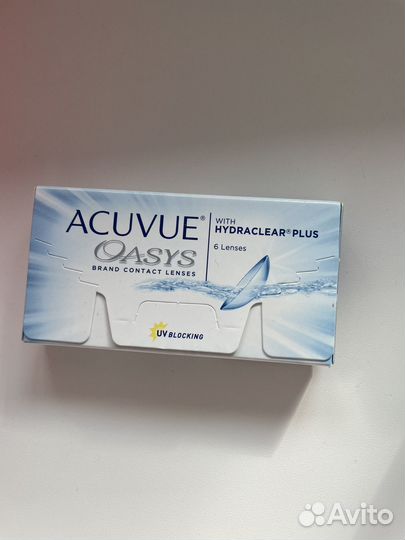 Линзы контактные acuvue oasys двухнедельные 3.75