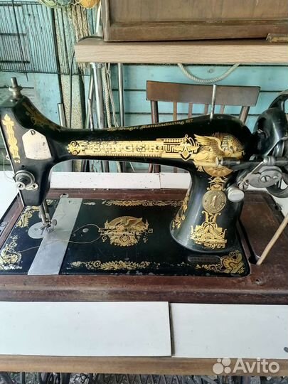 Швейная машинка зингер антикварная