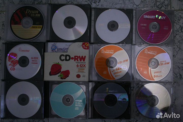 Диски cd-rw новые