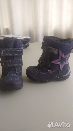 Сапожки детские для девочек 23 размер