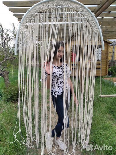 Свадебная арка макраме в аренду