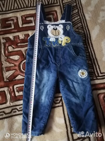 Джинсовый комбинезон