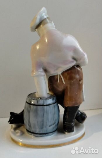 Фарфоровая статуэтка повар СССР
