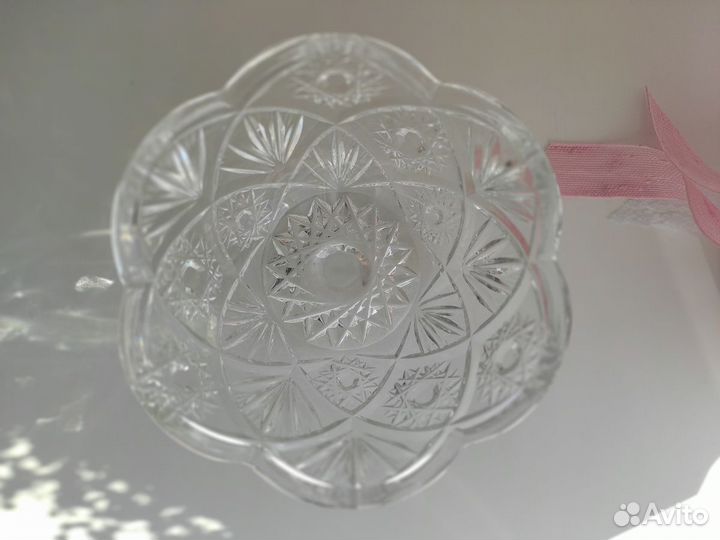 Хрустальная ваза, конфетница