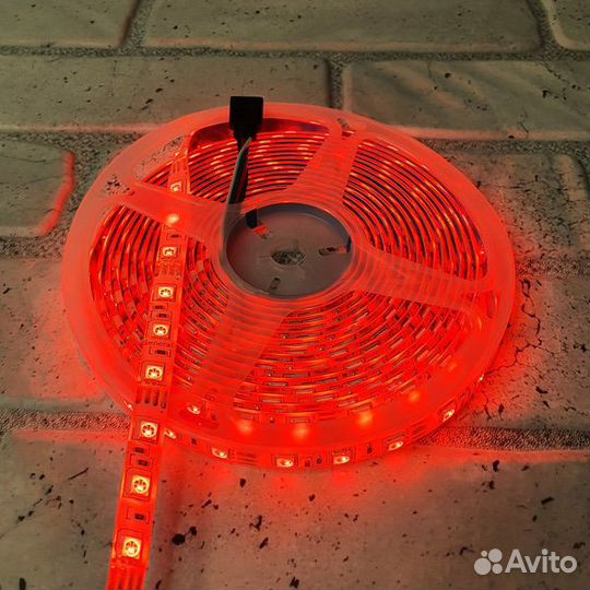 Лента LED 5050 RGB(14.4W/m-60Led/м -12V) IP65 (Gen