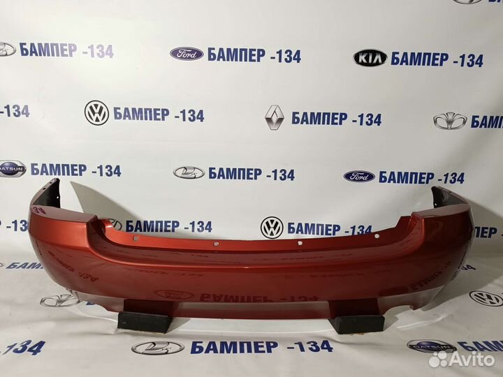 Бампер калина 1 задний в цвет калина-104