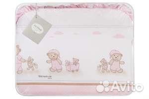 Бортики в кроватку с балдахином