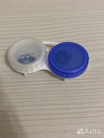 Линзы голубые