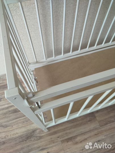 Кроватка с продольным маятником 120*60