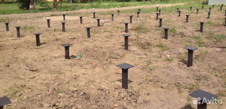 Винтовые сваи, геошурупы под ключ