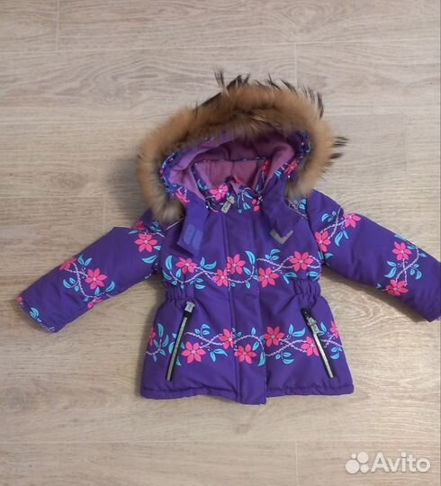 Зимний костюм на девочку 92-98