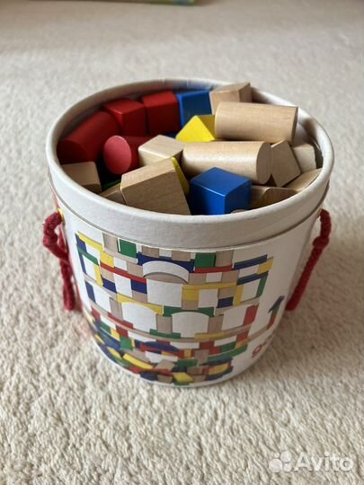 Кубики деревянные
