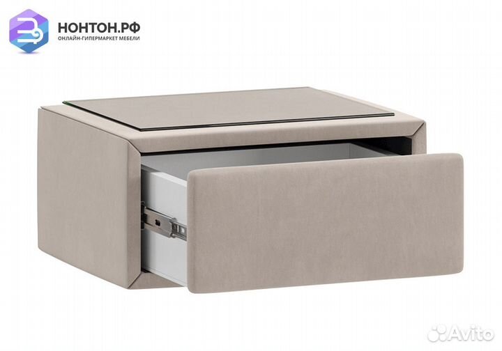 Тумба прикроватная Элис бежевая