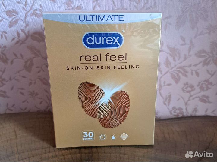 Durex real feel 30 шт. Англия