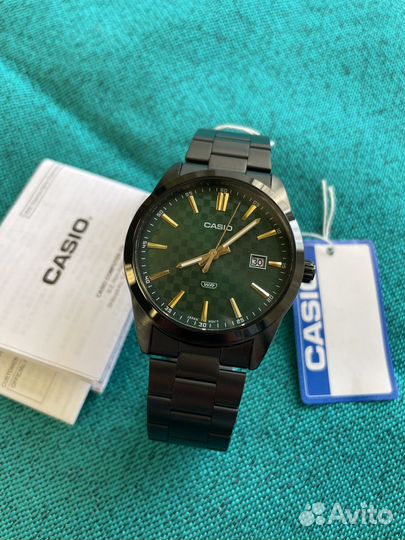 Casio 2024 MTP-VD03B-3A Green