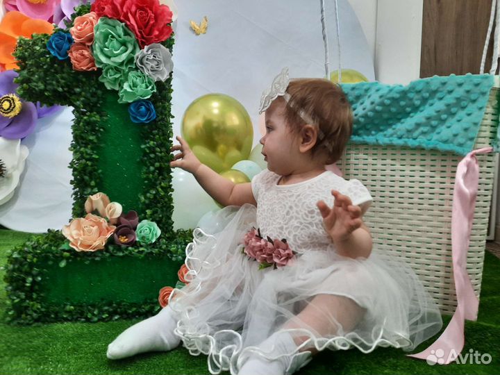 Цифра 1 на годик