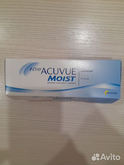 Линзы контактные Acuvue Moist однодневные