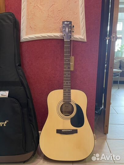 Электроакустическая гитара Cort с чехлом