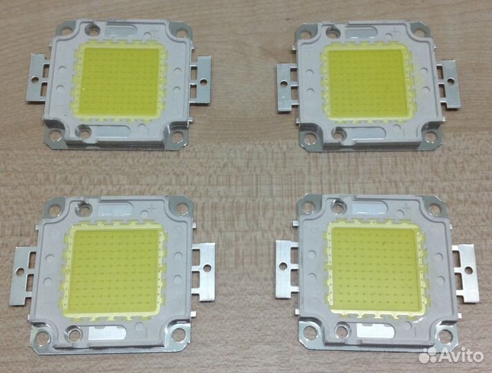Светодиод мощный, 100 ватт