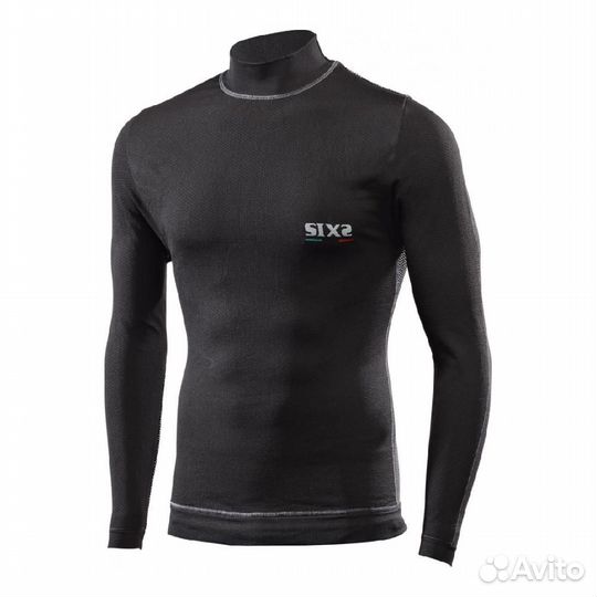 Термокофта sixs TS4 plus Black Carbon, 2XL