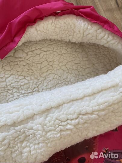 Конверт из овчины для девочки