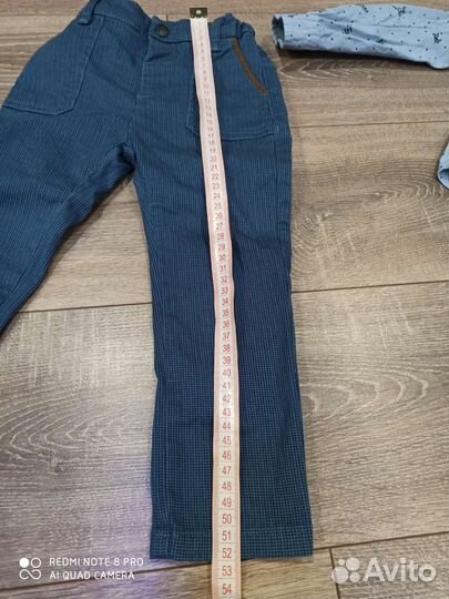 Костюм для мальчика, брюки и рубашка 98