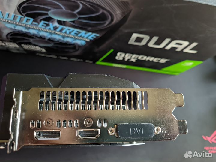Asus GeForce GTX 1660 dual EVO 6Gb