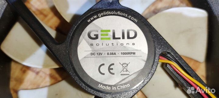 Вентиляторы 120 4 шт. 3 pin