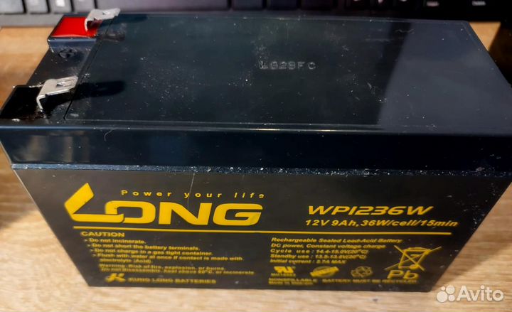 3 батареи (акб) на 12V (7А, 7А, 9А) - цена за все