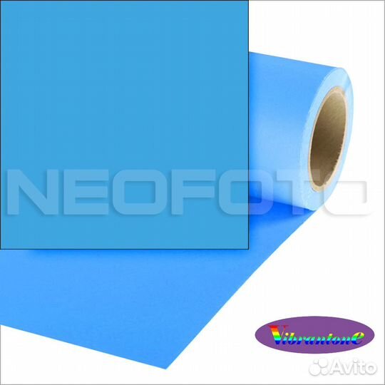 Фон бумажный Vibrantone vbrt1127 Ocean blue 1.35 Х