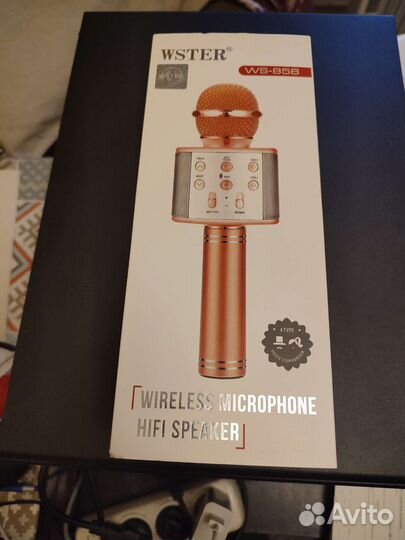 Микрофон-Караоке с колонкой WS-858