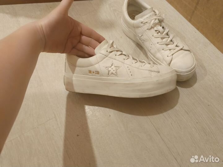 Кеды converse женские кожаные