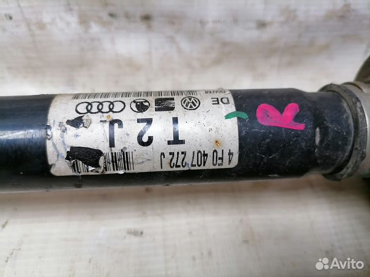 Привод передний правый Audi A6 C6 4F2 4F5 2.8л4WD