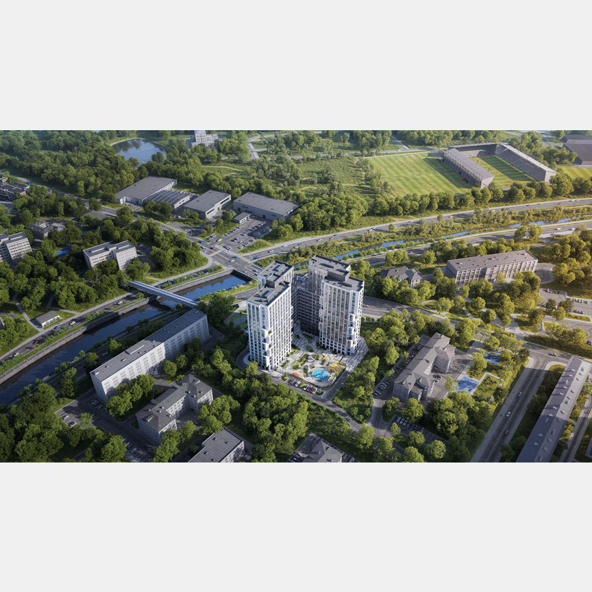 Апартаменты-студия, 28,1 м², 2/20 эт.