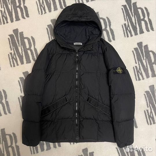 Пуховик Stone island garment dyed down