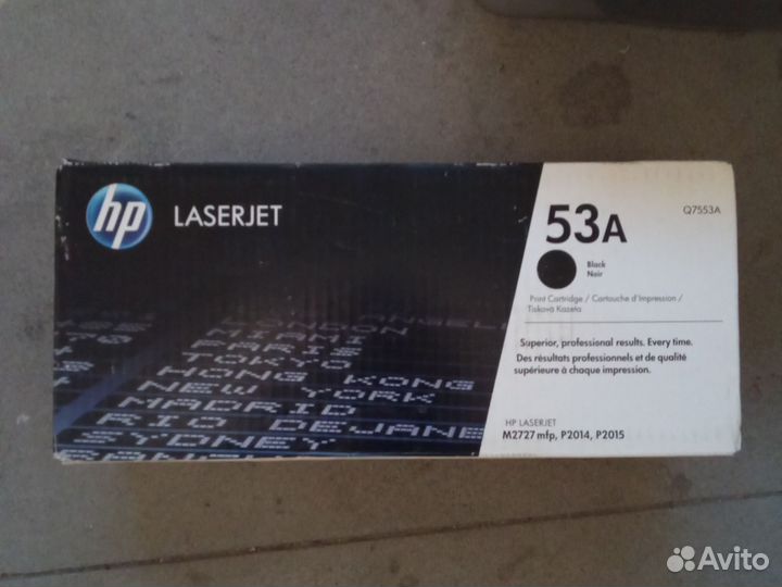 Картридж hp Q7553A